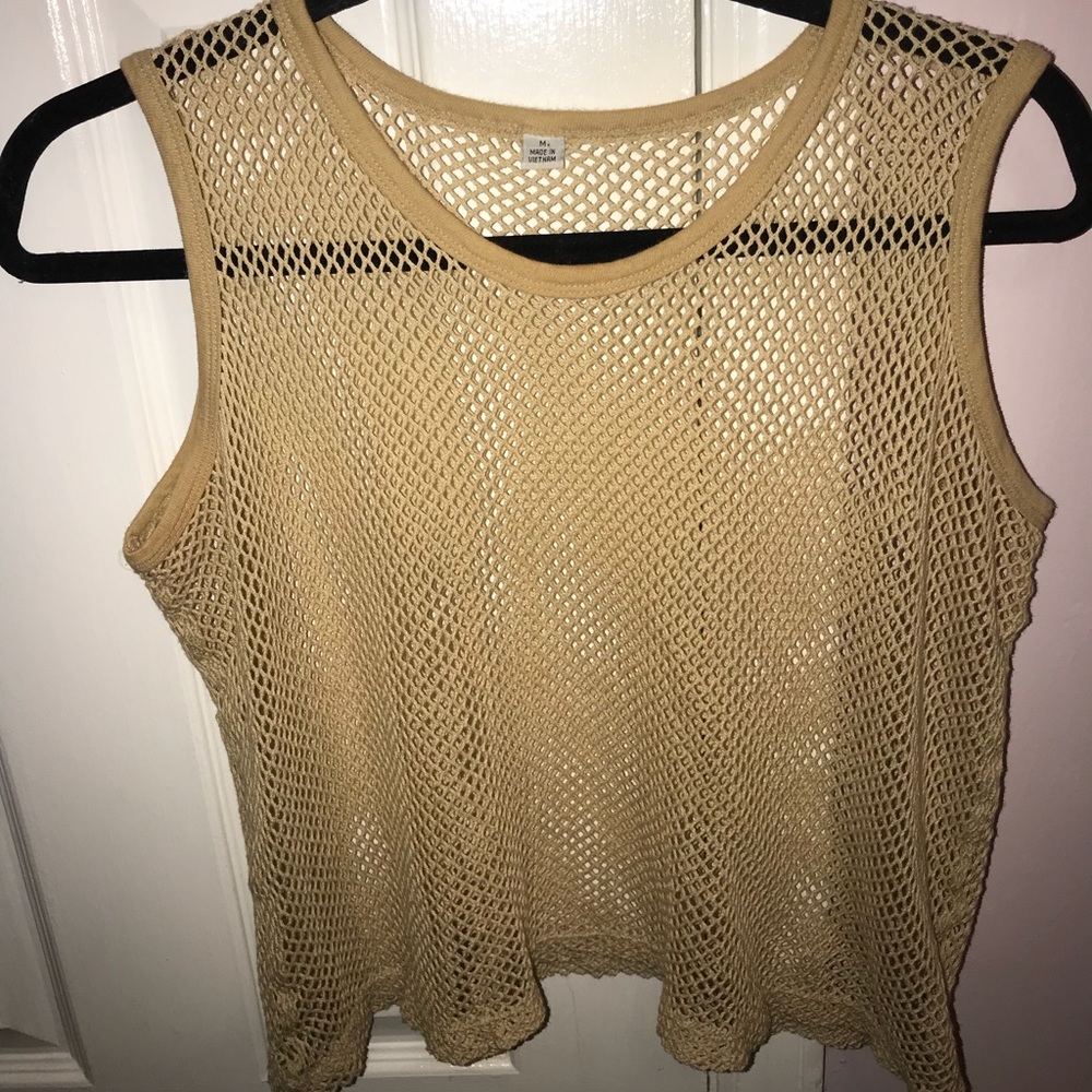 Urban Outfitters fishnet crop top